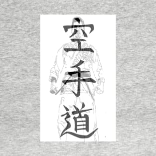 Karate Tough Guy w/ Kanji T-Shirt